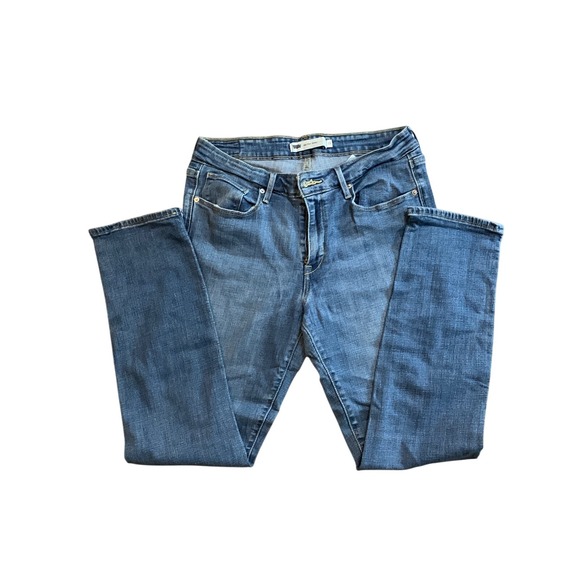 Levi's Mid Rise Skinny Jeans Women's Size 10 Blue Denim Casual - Picture 1 of 3